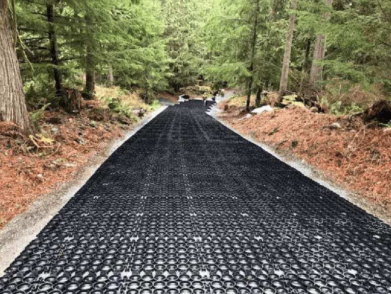 Gravel driveway drainage correction Western NC
