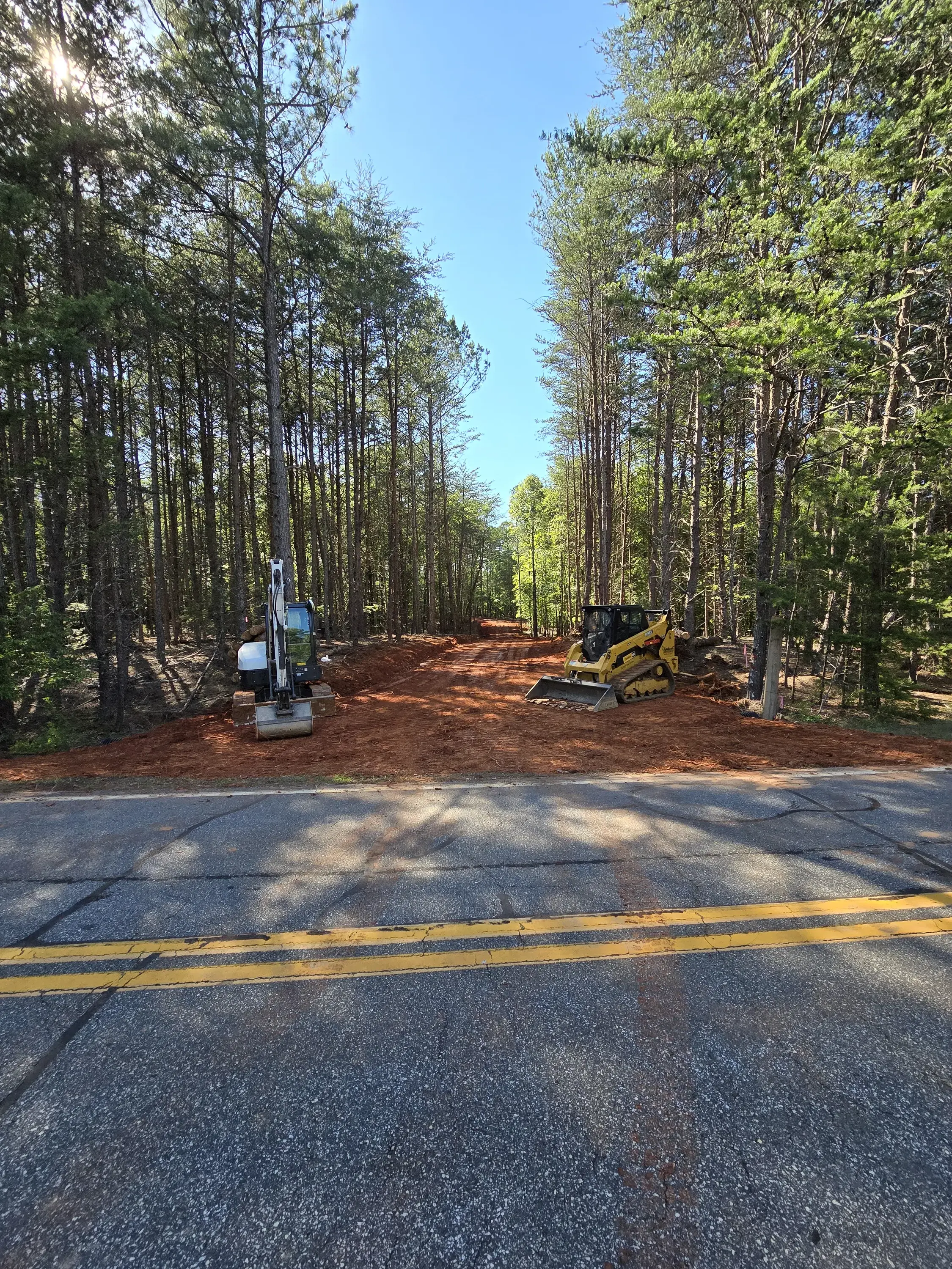 Land clearing Western NC trees and brush removal