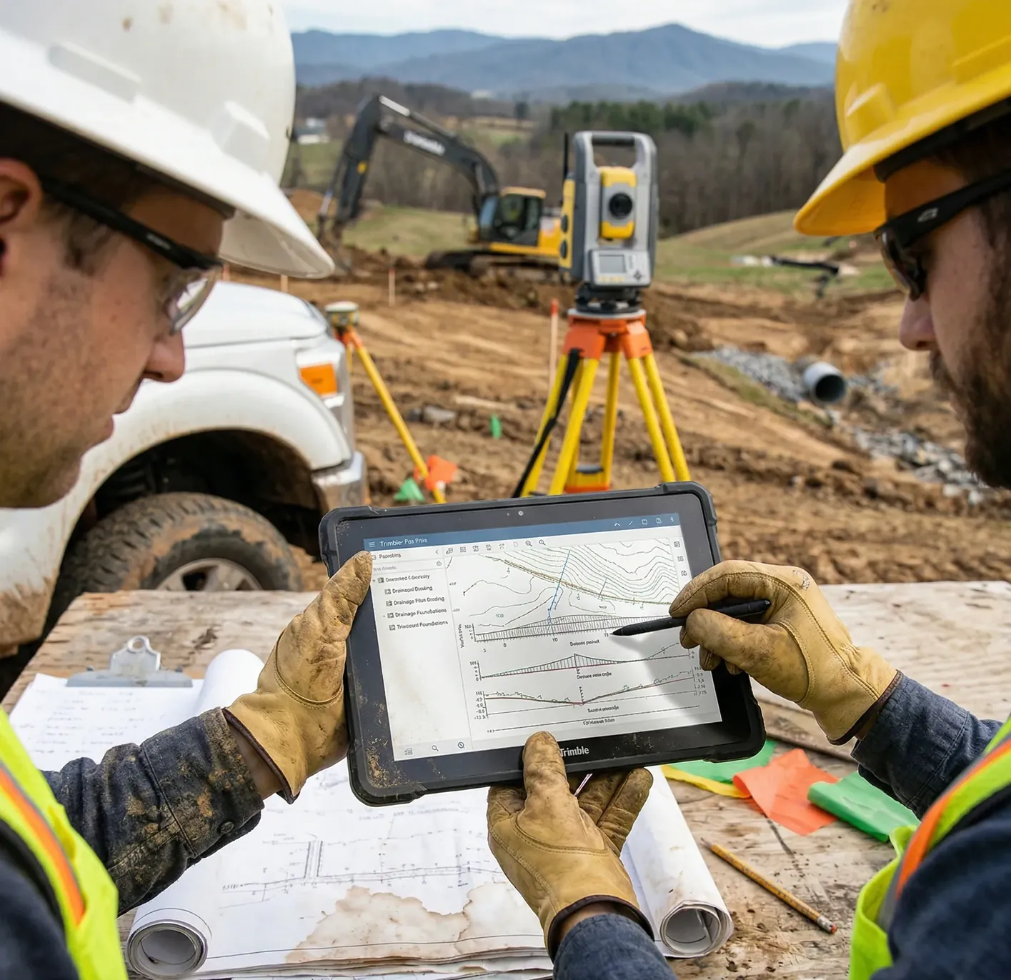 Precision engineering approach to land and site projects